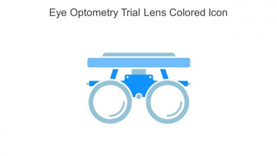 Eye Optometry Trial Lens Colored Icon In Powerpoint Pptx Png And Editable Eps Format