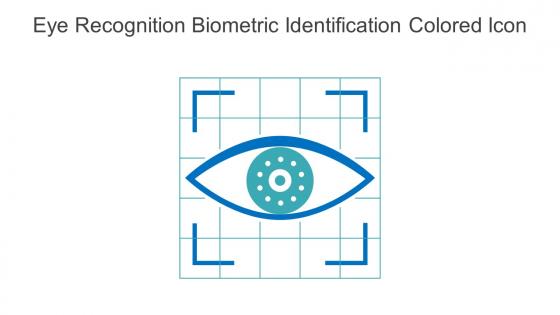 Eye Recognition Biometric Identification Colored Icon In Powerpoint Pptx Png And Editable Eps Format