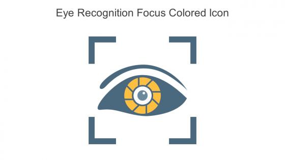 Eye Recognition Focus Colored Icon In Powerpoint Pptx Png And Editable Eps Format