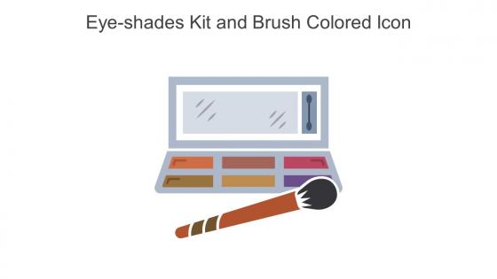 Eye Shades Kit And Brush Colored Icon In Powerpoint Pptx Png And Editable Eps Format