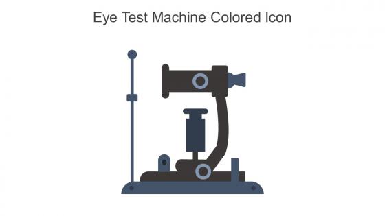 Eye Test Machine Colored Icon In Powerpoint Pptx Png And Editable Eps Format