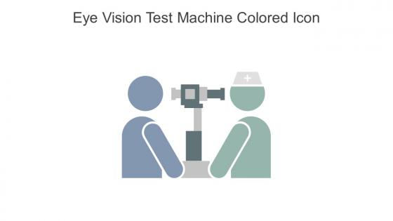 Eye Vision Test Machine Colored Icon In Powerpoint Pptx Png And Editable Eps Format