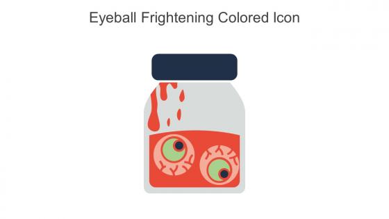 Eyeball Frightening Colored Icon In Powerpoint Pptx Png And Editable Eps Format