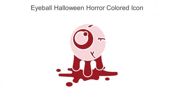 Eyeball Halloween Horror Colored Icon In Powerpoint Pptx Png And Editable Eps Format
