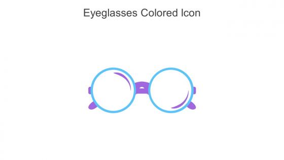 Eyeglasses Colored Icon In Powerpoint Pptx Png And Editable Eps Format