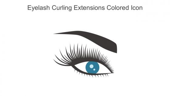 Eyelash Curling Extensions Colored Icon In Powerpoint Pptx Png And Editable Eps Format