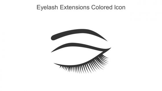 Eyelash Extensions Colored Icon In Powerpoint Pptx Png And Editable Eps Format
