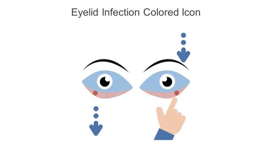 Eyelid Infection Colored Icon In Powerpoint Pptx Png And Editable Eps Format