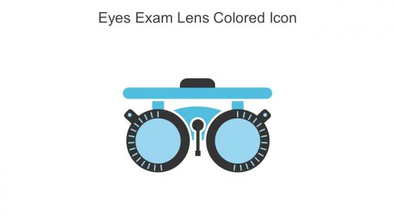 Eyes Exam Lens Colored Icon In Powerpoint Pptx Png And Editable Eps Format