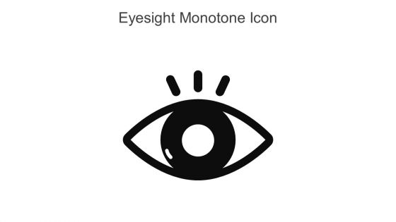 Eyesight Monotone Icon In Powerpoint Pptx Png And Editable Eps Format