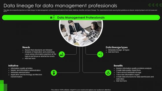 F1140 Data Lineage Importance It Data Lineage For Data Management Professionals