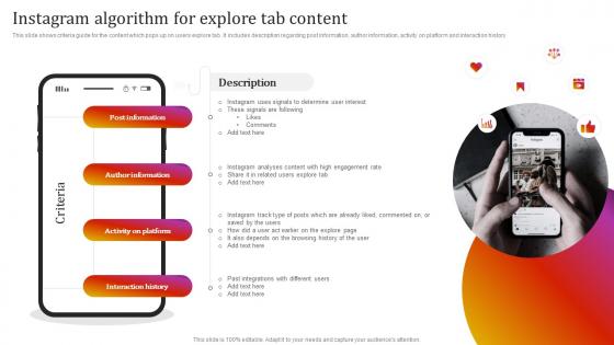 F1360 Instagram Algorithm For Explore Tab Content Instagram Marketing To Grow Brand Awareness