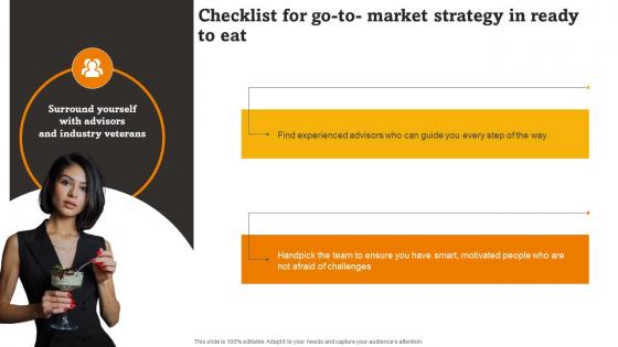 F1413 Checklist For Go To Market Strategy In Ready To Eat Rte Food Industry Report Part 1