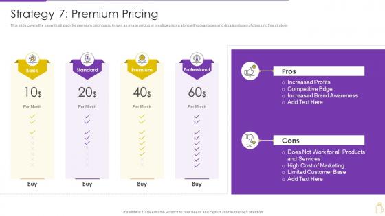 F48 Pricing And Revenue Optimization Strategy 7 Premium Pricing