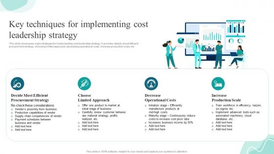 F676 Key Techniques For Implementing Cost Strategies For Gaining And Sustaining Competitive Advantage