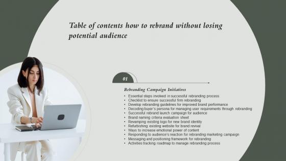 F849 How To Rebrand Without Losing Potential Audience Table Of Contents