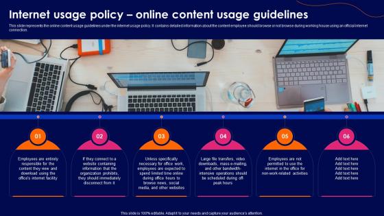 F983 Cyber Security Policy Internet Usage Policy Online Content Usage Guidelines