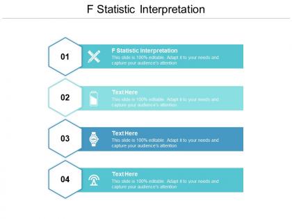 F statistic interpretation ppt powerpoint presentation model graphic tips cpb