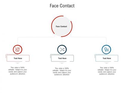 Face contact ppt powerpoint presentation inspiration deck cpb