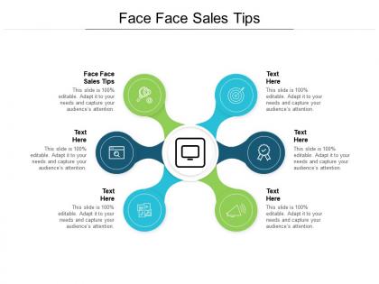 Face face sales tips ppt powerpoint presentation portfolio example cpb