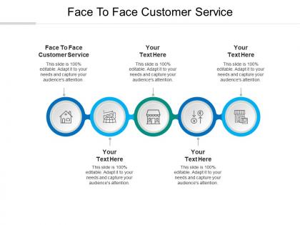 Face to face customer service ppt powerpoint presentation pictures shapes cpb