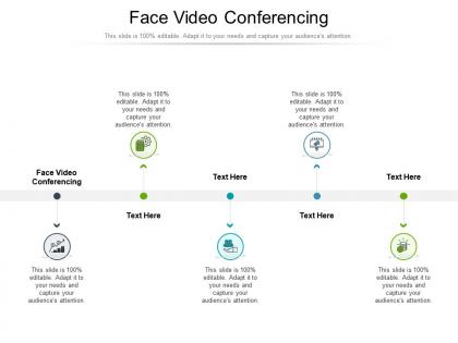 Face video conferencing ppt powerpoint presentation portfolio icons cpb