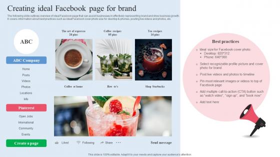 Facebook Ads Strategy To Improve Creating Ideal Facebook Page For Brand Strategy SS V