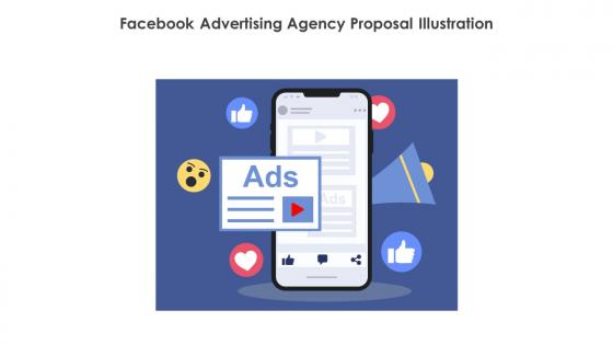 Facebook Advertising Agency Proposal Illustration