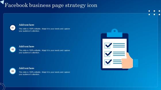 Facebook Business Page Strategy Icon