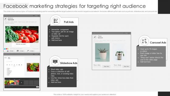 Facebook Marketing Strategies For Targeting Right Audience Business Client Capture Guide