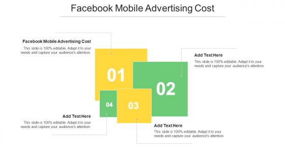 Facebook Mobile Advertising Cost In Powerpoint And Google Slides Cpb