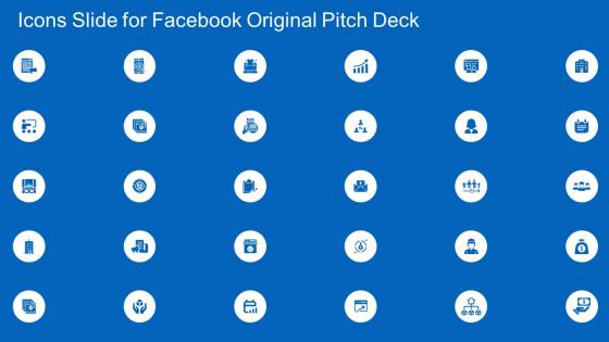 Facebook original icons slide for facebook original pitch deck