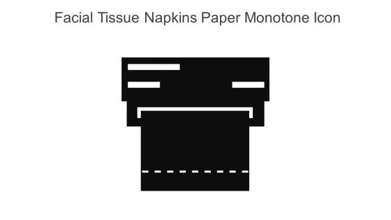 Facial Tissue Napkins Paper Monotone Icon In Powerpoint Pptx Png And Editable Eps Format