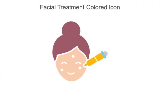 Facial Treatment Colored Icon In Powerpoint Pptx Png And Editable Eps Format