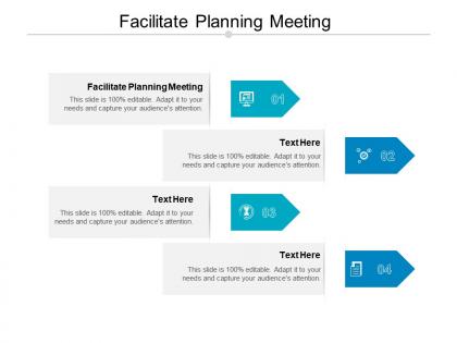 Facilitate planning meeting ppt powerpoint presentation show shapes cpb