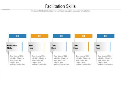 Facilitation skills ppt powerpoint presentation layouts rules cpb