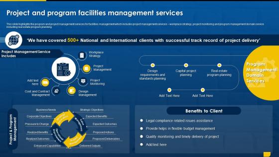 Facility Management Outsourcing Project And Program Facilities Management Services