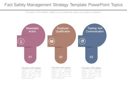 Fact safety management strategy template powerpoint topics