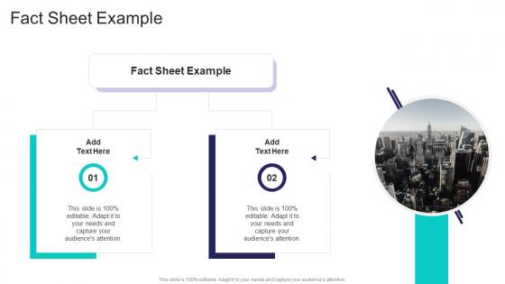 Fact Sheet Example In Powerpoint And Google Slides Cpb