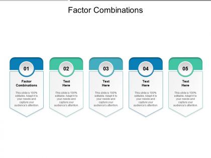 Factor combinations ppt powerpoint presentation icon cpb