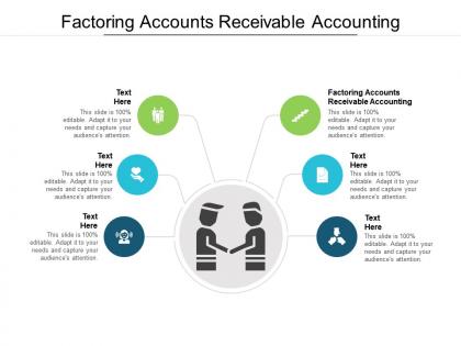 Factoring accounts receivable accounting ppt powerpoint presentation summary deck cpb
