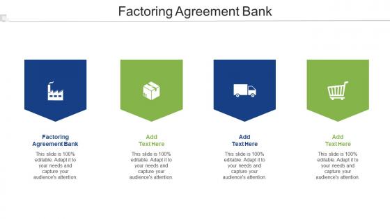 Factoring Agreement Bank Ppt Powerpoint Presentation Model Show Cpb