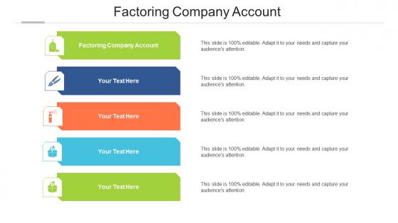 Factoring company account ppt powerpoint presentation model pictures cpb