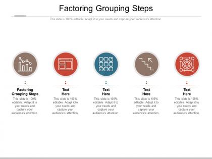 Factoring grouping steps ppt powerpoint presentation show demonstration cpb