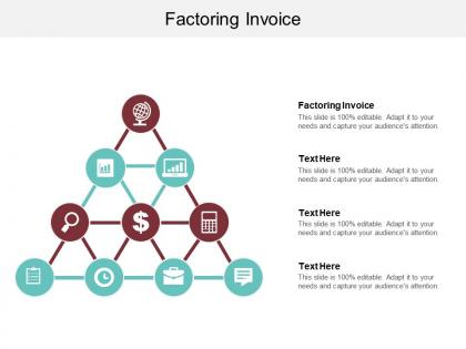 Factoring invoice ppt powerpoint presentation summary format ideas cpb