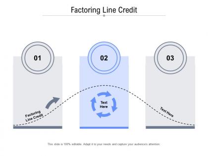 Factoring line credit ppt powerpoint presentation summary templates