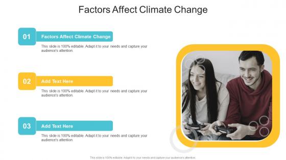 Factors Affect Climate Change In Powerpoint And Google Slides Cpb