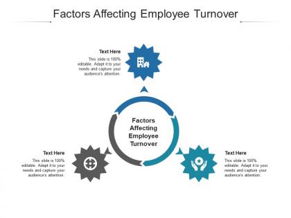 Factors affecting employee turnover ppt powerpoint presentation diagram images cpb