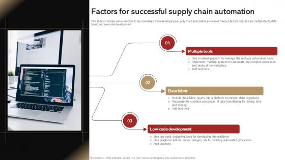 Factors For Successful Supply Chain Automation