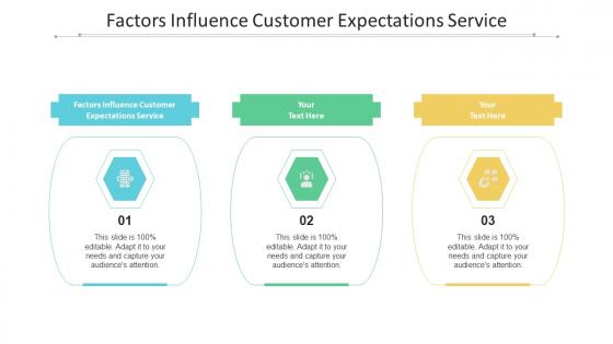 Factors influence customer expectations service ppt powerpoint presentation summary outfit cpb